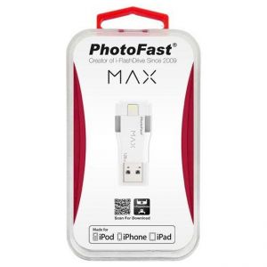 Флеш-память PhotoFast i-FlashDrive MAX GEN2 128GB USB3.0/Lightning White (IFDMAXG2128GB)