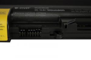 Аккумулятор PowerPlant для ноутбуков LENOVO ThinkPad R400 (FRU 42T5264) 10.8V 7800mAh NB00000240