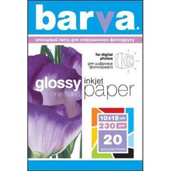 Бумага BARVA 10x15 (IP-BAR-C230-014) ― 