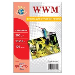 Бумага WWM 10x15 (G200.F100 / G200.F100/C) ― 