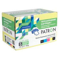Комплект перезаправляемых картриджей PATRON Epson XP-600/ 700/ 800 (PN-261-N062) ― 