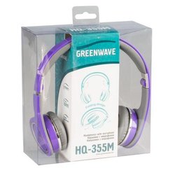Наушники Greenwave HQ-355M violet-gray