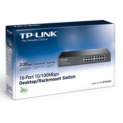 Коммутатор сетевой TP-Link TL-SF1016DS