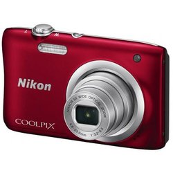 Цифровой фотоаппарат Nikon Coolpix A100 Red (VNA972E1)