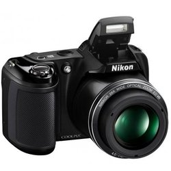 Цифровой фотоаппарат Nikon Coolpix L340 Black (VNA780E1)