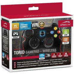 Геймпад Speedlink TORID Gamepad - Wireless - for PC-PS3 (SL-6576-BK-02)