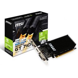 Видеокарта GeForce GT710 1024Mb MSI (GT 710 1GD3H LP) ― 