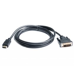 Кабель мультимедийный HDMI to DVI 1.8m REAL-EL (EL123500013) ― 