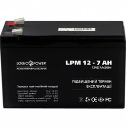 Батарея к ИБП LogicPower LPM 12В 7 Ач (3862) ― 