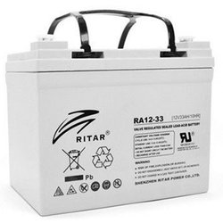 Батарея к ИБП Ritar AGM RA12-33, 12V-33Ah (RA12-33) ― 
