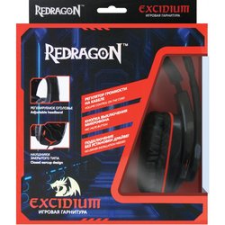 Наушники Defender Redragon Excidium Black-Red (64200)