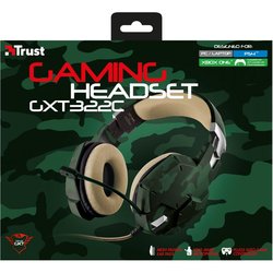 Наушники Trust GXT 322C Gaming Headset Green Camouflage (20865)