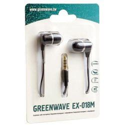 Наушники Greenwave EX-018M black