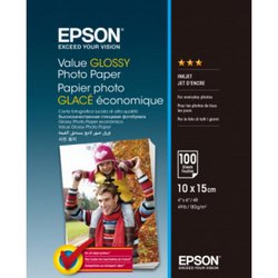 Бумага EPSON 10х15 Value Glossy Photo (C13S400039) ― 