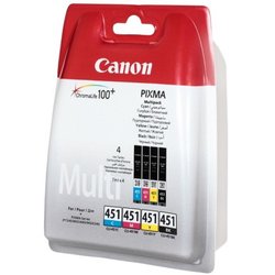 Картридж Canon CLI-451 C/M/Y/Bk Multi Pack (6524B004) ― 
