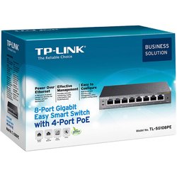 Коммутатор сетевой TP-Link TL-SG108PE