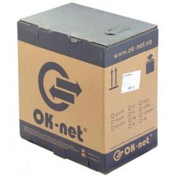 Кабель сетевой OK-Net UTP 500м 2 пары внешний (КПП-ВП (100) 2х2х0,50) ― 