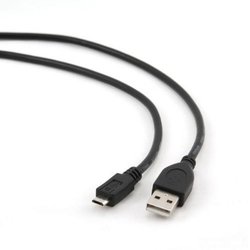 Дата кабель USB 2.0 Micro 5P to AF 0.5m Cablexpert (CCP-mUSB2-AMBM-0.5M)