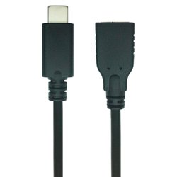 Дата кабель USB 2.0 Type C to AF 0.1m REAL-EL (EL123500017) ― 