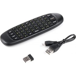 Универсальный пульт Vinga Wireless keyboard & air Mouse for TV, PC PS Media (AM-101) ― 
