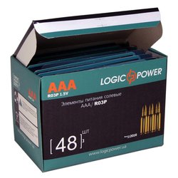 Батарейка LogicPower AAA R03P * 4 (3165)