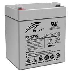 Батарея к ИБП Ritar AGM RT1255, 12V-5.5Ah (RT1255) ― 