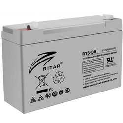 Батарея к ИБП Ritar AGM RT6100, 6V-10Ah (RT6100) ― 