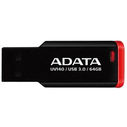 USB флеш накопитель A-DATA 64GB UV140 Black-Red USB 3.0 (AUV140-64G-RKD)