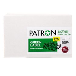 Картридж PATRON SAMSUNG MLT-D111S (SL-M2020) GREEN Label (DUAL PACK) (PN-D111DGL) ― 