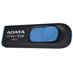 USB флеш накопитель A-DATA 16Gb UV128 black-blue USB 3.0 (AUV128-16G-RBE) ― 