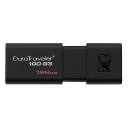 USB флеш накопитель Kingston 128GB DT100 G3 Black USB 3.0 (DT100G3/128GB) ― 