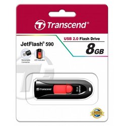 USB флеш накопитель Transcend 8GB JetFlash 590 USB 2.0 (TS8GJF590K)