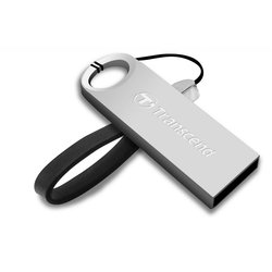 USB флеш накопитель Transcend JetFlash 520, Silver Plating (TS64GJF520S) ― 