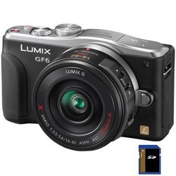 Цифровой фотоаппарат PANASONIC DMC-GF6 black 14-42 kit (DMC-GF6KEE-K) ― 