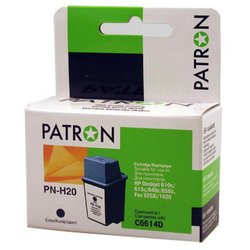 Картридж PATRON для HP PN-H20 Black (C6614D) (CI-HP-C6614D-B-PN) ― 