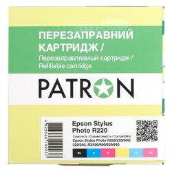 Комплект перезаправляемых картриджей PATRON Epson R200/ 220/ 300/ 320/ 340, RX500/ 600 (PN-048-002)