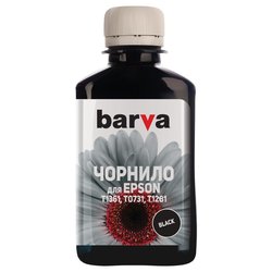 Чернила BARVA EPSON T1361 (K101) BLACK 180г (SOFT Pigment) (E136-378) ― 