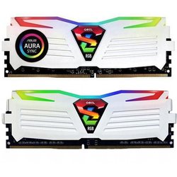 Модуль памяти для компьютера DDR4 16GB (2x8GB) 3200 MHz Super Luce White RGB Sync LED GEIL (GLWS416GB3200C16ADC)