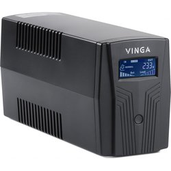 Источник бесперебойного питания Vinga LCD 600VA plastic case with USB+RJ45 (VPC-600PU)