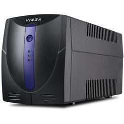 Источник бесперебойного питания Vinga LED 1200VA plastic case with USB+RJ45 (VPE-1200PU)