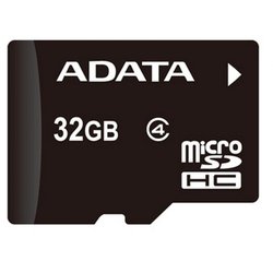 Карта памяти A-DATA 32GB microSDHC Class 4 (AUSDH32GCL4-R) ― 