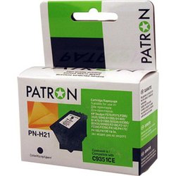 Картридж PATRON для HP PN-H21 BLACK (C9351CE) (CI-HP-C9351CE-B-PN) ― 