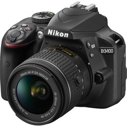 Цифровой фотоаппарат Nikon D3400 AF-P 18-55 VR + AF-P 70-300VR Kit (VBA490K005)