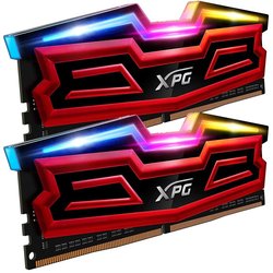 Модуль памяти для компьютера DDR4 16GB (2x8GB) 2666 MHz XPG Spectrix D40 Red ADATA (AX4U266638G16-DRS)
