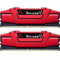 Модуль памяти для компьютера DDR4 16GB (2x8GB) 2666 MHz RipjawsV RED G.Skill (F4-2666C15D-16GVR) ― 