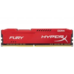 Модуль памяти для компьютера DDR4 16GB 2400 MHz HyperX Fury RED Kingston (HX424C15FR/16) ― 