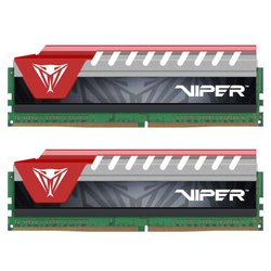 Модуль памяти для компьютера DDR4 32GB (2x16GB) 2800MHz Viper Elite Red Patriot (PVE432G280C6KRD) ― 