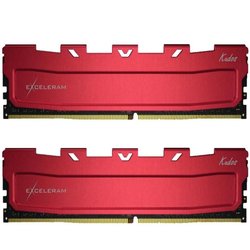 Модуль памяти для компьютера DDR4 16GB (2x8GB) 3200 MHz Kudos Red eXceleram (EKRED4163217AD) ― 