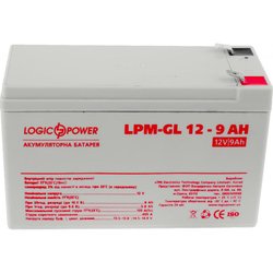 Батарея к ИБП LogicPower LPM-GL 12В 9Ач (6563) ― 