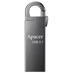 USB флеш накопитель Apacer 128GB AH15A Ashy USB 3.1 (AP128GAH15AA-1) ― 